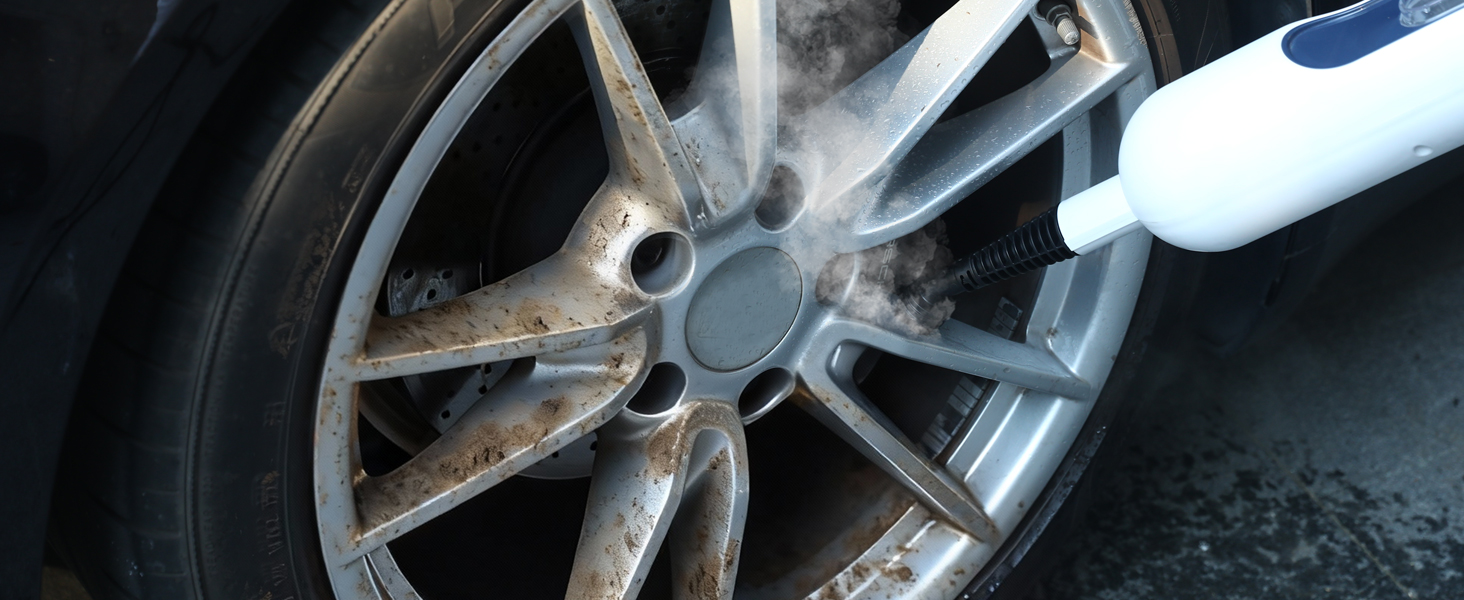 steam mop cleaning wheel hub