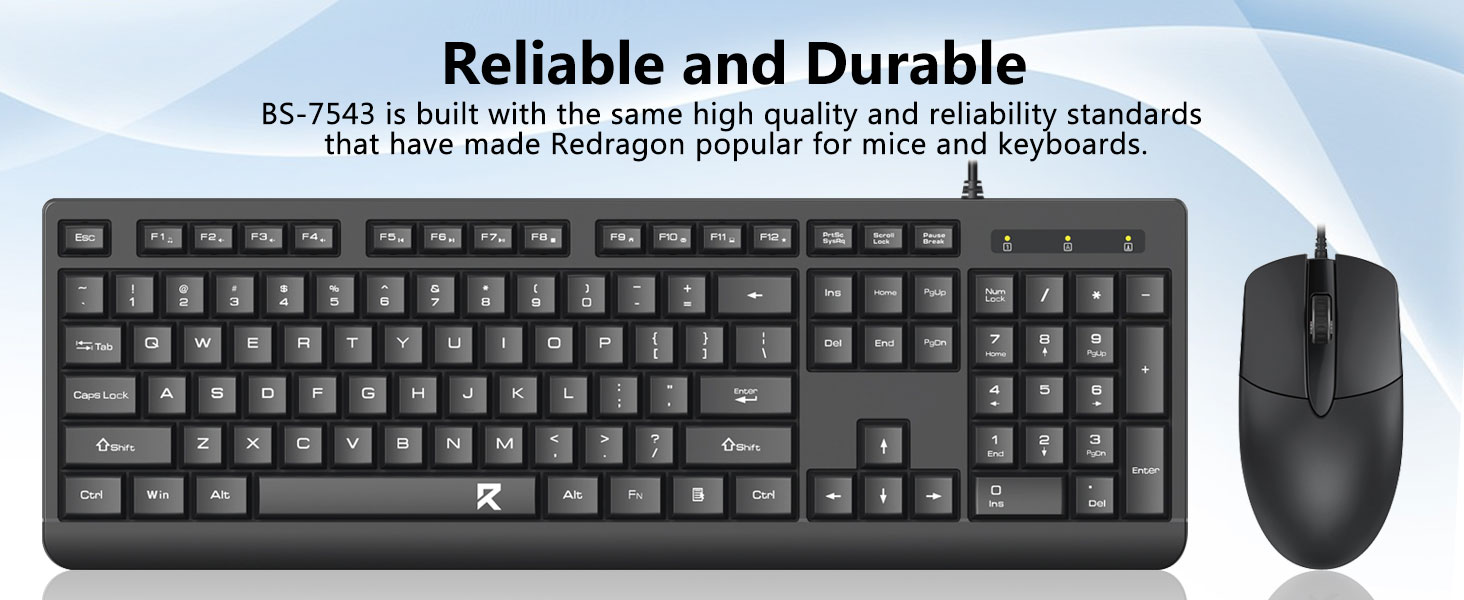 Wired Keyboard Mouse Combo