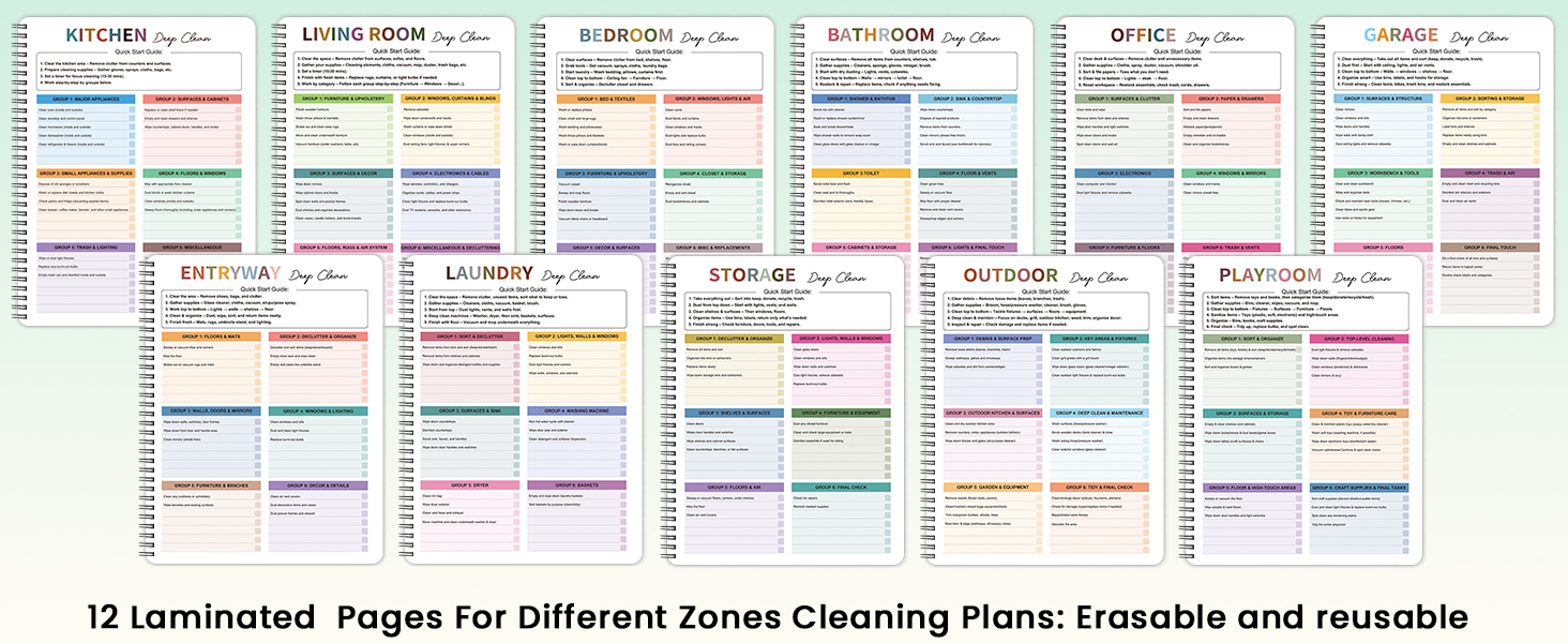adhd cleaning planner adhd planner daily planner chore chart work planner organizer notebook