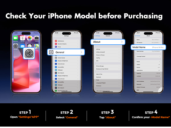 UNBREAKcable iPhone 16 Pro Screen Protector Tempered Glass