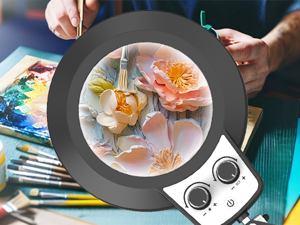 miniature painting light led magnifying lamp light with magnifying glass