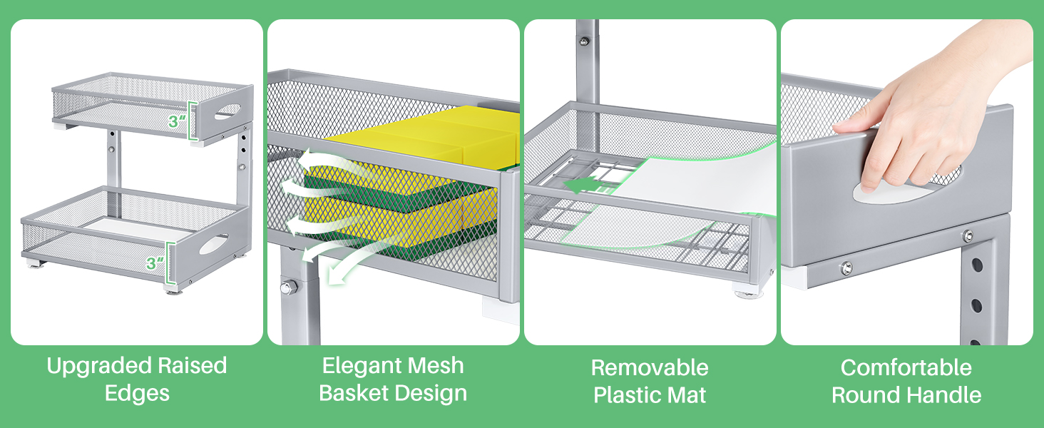 under sink drawer organizer