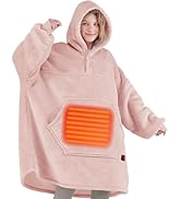 Degrees of Comfort Heated Wearable Blanket for Women Adult, Cordless Wearable Electric Blanket Ho...