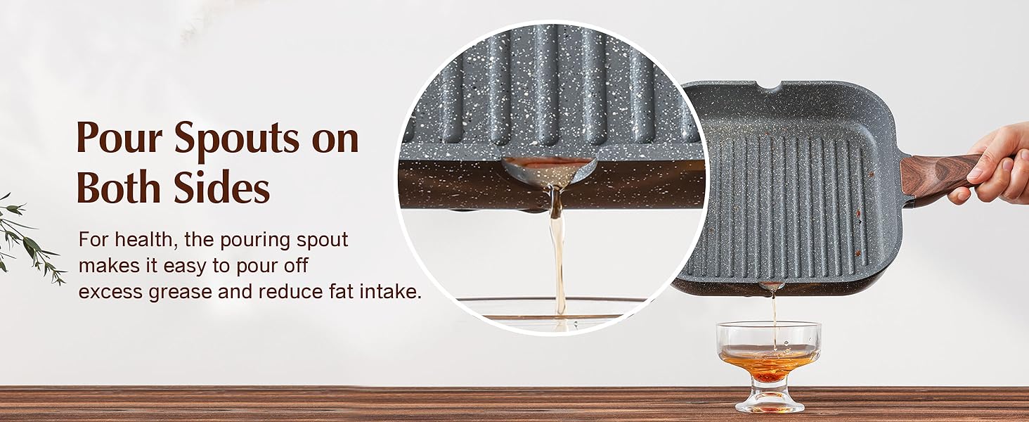 grilling pan nonstick griddle pan