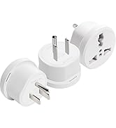 Ziissup UK to US Plug Adapter, Type B International Power Adaptor Compatible with Plugs from Euro...