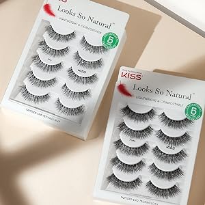 natural looking false eyelashes