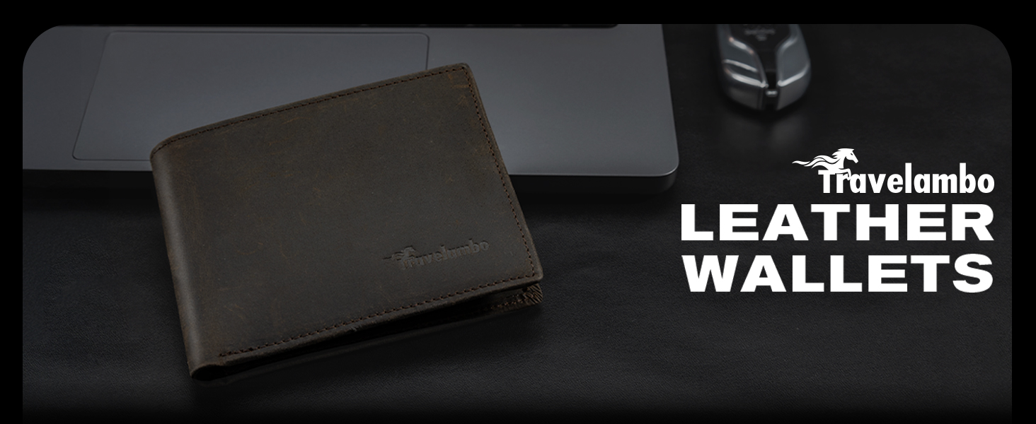 Travelambo Genuine Leather Wallet for Men