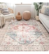 BESTSWEETIE Area Rug 5x7 Rugs for Living Room 5 x 7 Washable Rugs Non Slip Vintage Boho Living Ro...