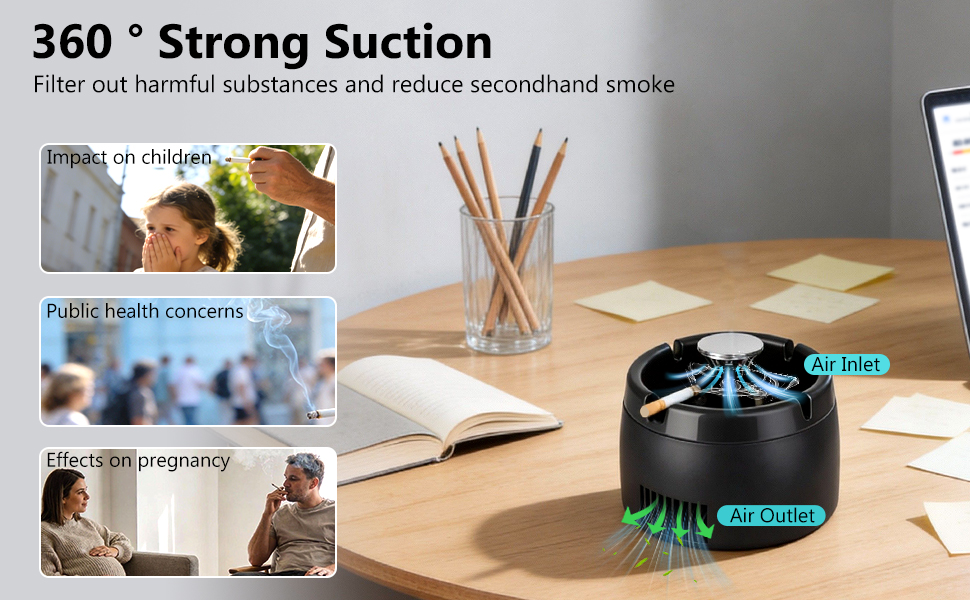 Air Purifier Ashtray