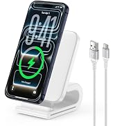 Samsung Wireless Charger Stand Android Wireless Desk Phone Charging Station | 15W Wireless Charge...