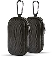 Durable MP3 Player Case, Hootek USB Flash Drive Case Bag Wallet, 2Pack EVA Shockproof Hard Carryi...
