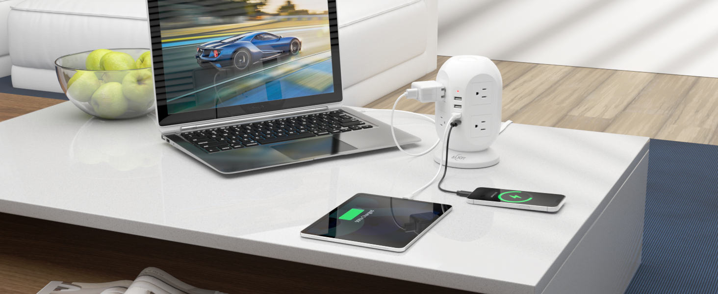 extension cord with multiple outlets