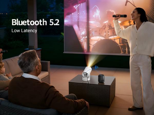 Mini Projector with WiFi and Bluetooth