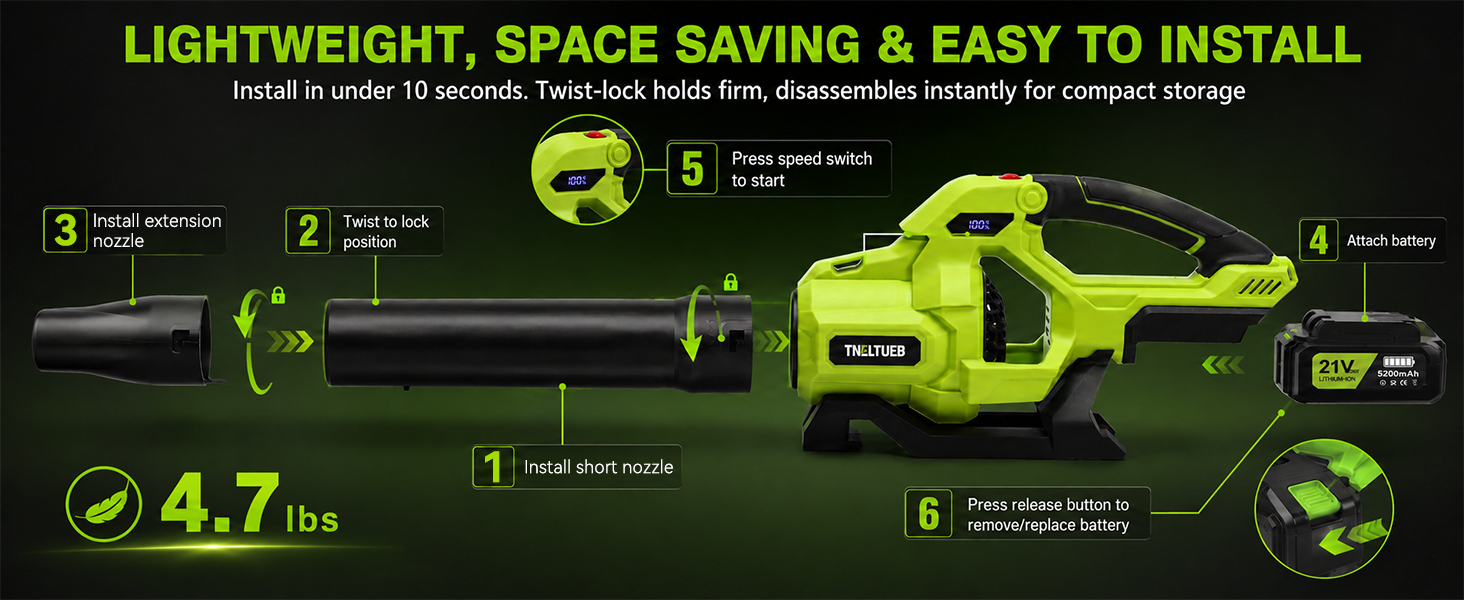 lightweight leaf blower