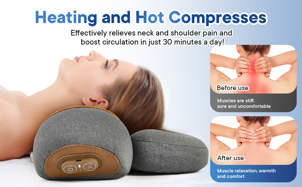 neck massager for pain relief deep tissue