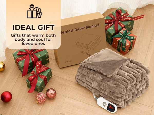 Heated Throw Blanket 50&amp;#34;x60&amp;#34;