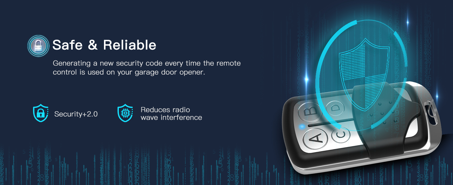 universal garage door opener remote