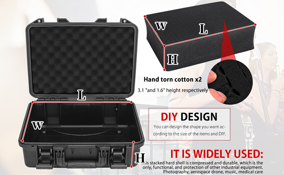 plastic tool box with handle