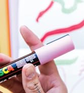 8 Posca Paint Markers, 5M Medium Posca Markers with Reversible Tips, Posca Marker Set of Acrylic ...