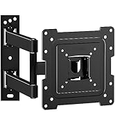 BONTEC Full Motion TV Wall Mount for Most 13-43 Inch LED Curved TVs Monitors, Corner TV Wall Brac...