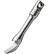 Titanium EDC Pry Bar, Multitool with Keychain Hole, for Opening &amp; Scraping | Multi-Functional, Bo...