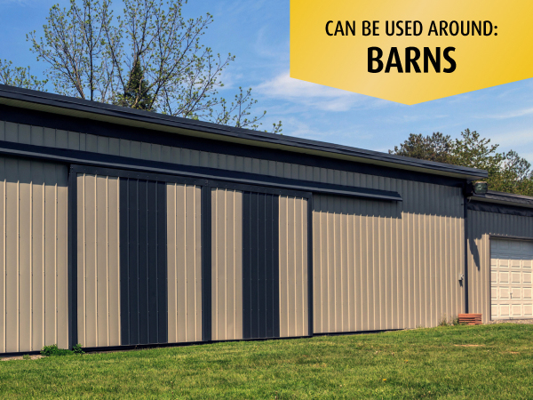 Can be used around the barn.