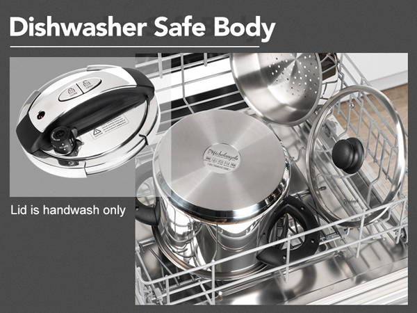 pressure cooker stainless steel pressure cooker with steamer and glass lid for multi-use