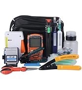 Fiber Optic Termination &amp; Cleaning Kit - Visual Fault Locator Fiber Optic Cable Tester, Optical P...