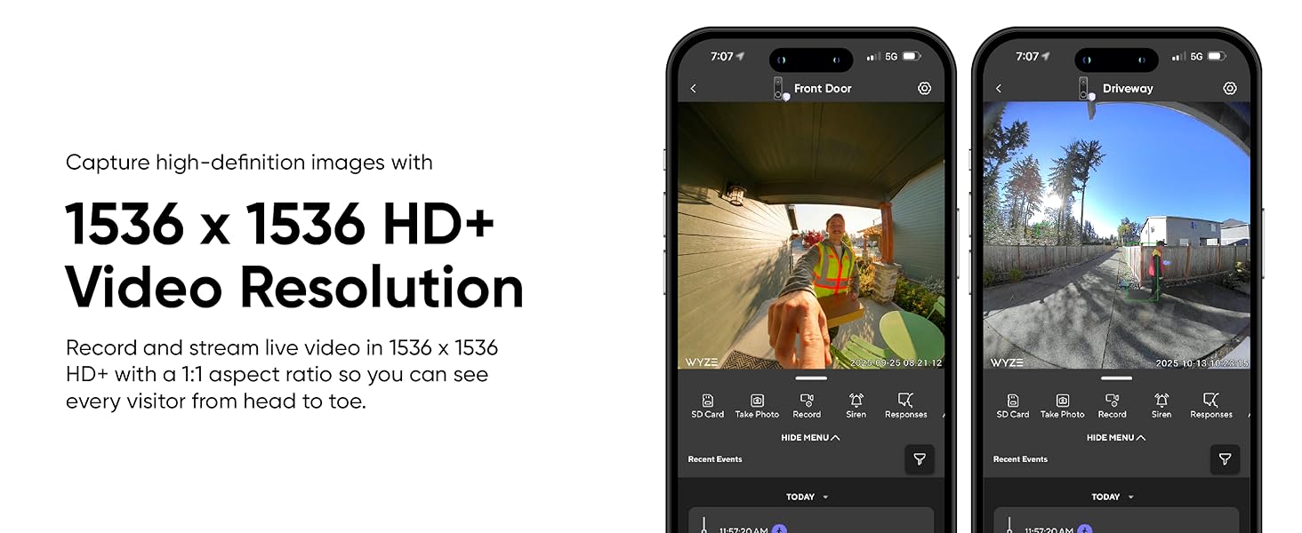 Wyze Battery Video Doorbell Resolution