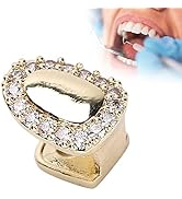 ZJchao Single Tooth Hip Hop Teeth Decoration, Single Tooth Gorgeous Teeth Accessory Decoration fo...