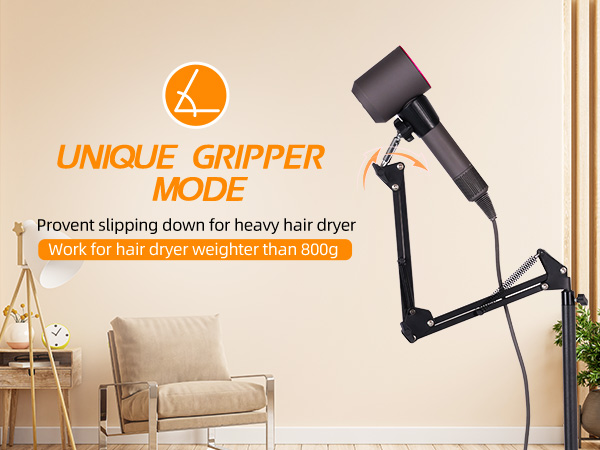 blow dryer holder