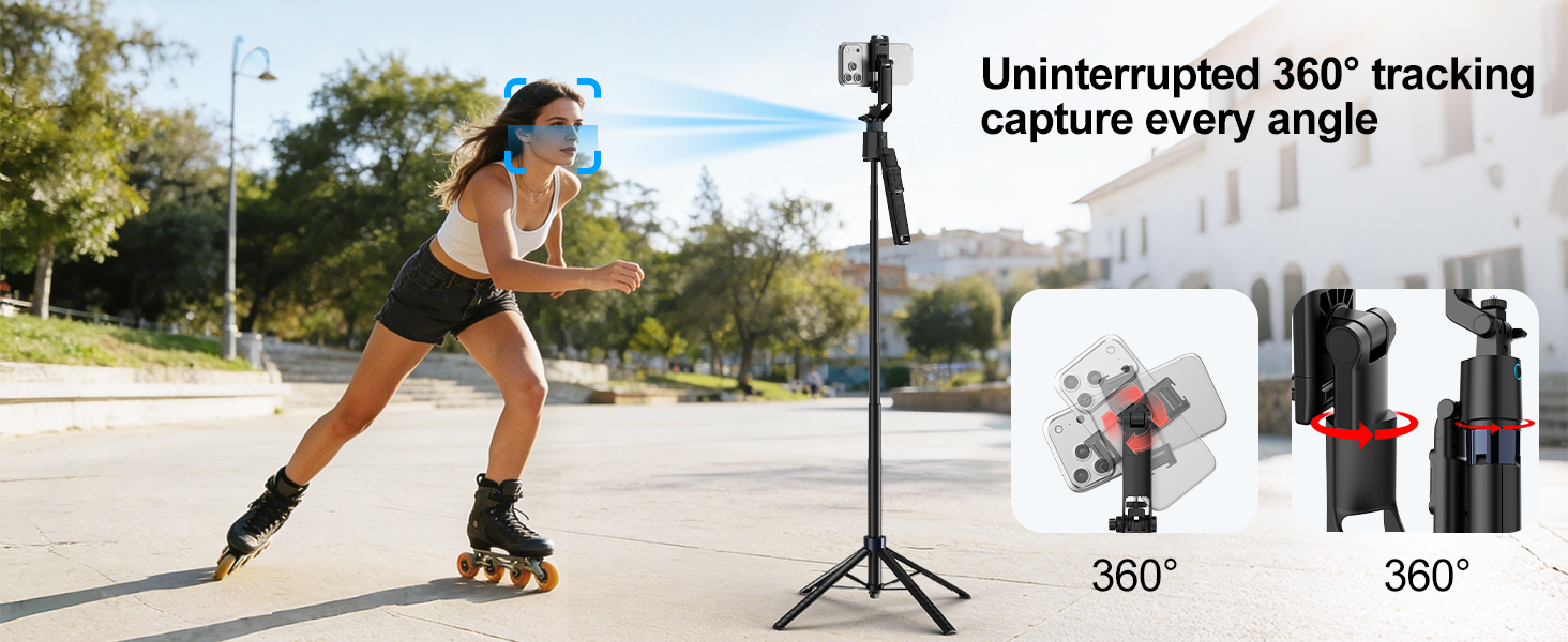 Auto Face Tracking Selfie Stick Tripod