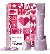 Bikini Trimmer for Women - Flawless 2 in 1 Electric Razors for Women for Facial Hair Removal, Bod...