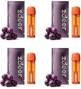 ZDEER Succulent Grape Oral Spray Pods, 4-Pack Fruity Alcohol-Free Breath Spray