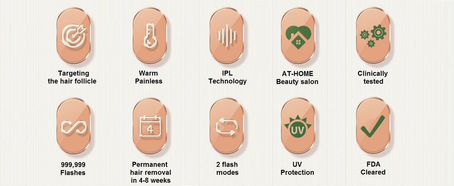 Laser Hair Removal Device Home Use IPL Laser Beauty Device