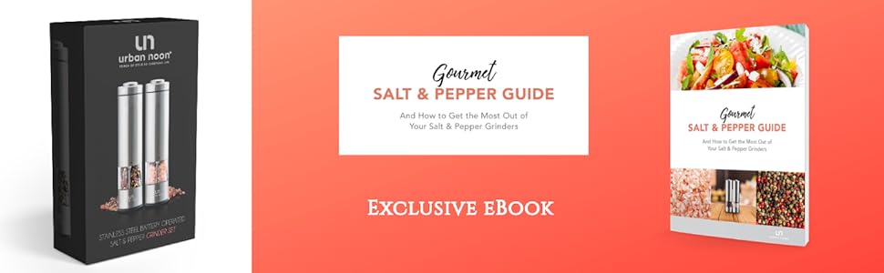 battery operated grinder set with ebook