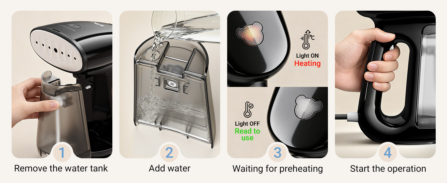 Bear Steamer for Clothes