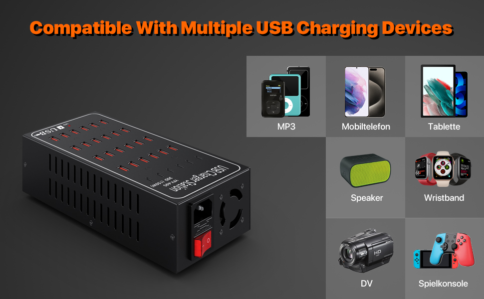 USB charging station