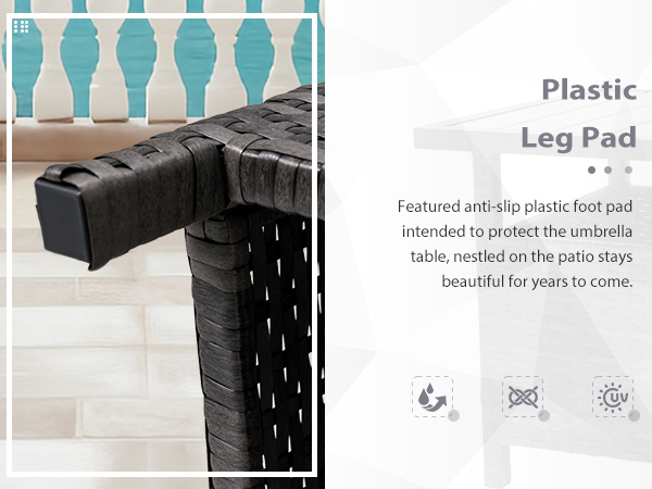 Sundale Outdoor Patio Umbrella Table A/B Test