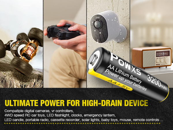 aa lithium batteries