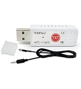 PCsensor Double Sensor Computer USB Thermometer Data Logger Free PC Software for Logging Temperat...