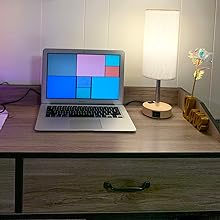 lamp with usb port and outlet