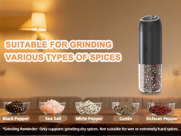 SUITABLE FOR GRINDING VARIOUS TYPES OF SPICES