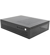 Mini ITX Case, ITX Stand up or Down USB2.0 Small Chassis, Case Steel Support SSD 50mm CPU Cooler ...