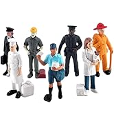 Toddmomy 1 Set Mini Figure Models,Mini Character Models Mini People Figurines Simulation People S...