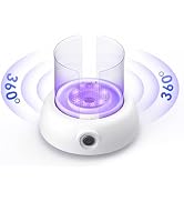 LFSYS Fruit Fly Traps for Indoors Gnat Trap Lamp, Double Side Sticky Paper 360° Attraction for Fr...