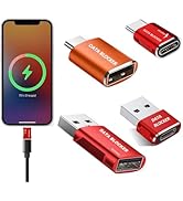 BUISAMG Data Blocker Adapter &amp; USB C Data Blocker, A to A &amp; A to C &amp; C to C &amp; C to A Only for Cha...