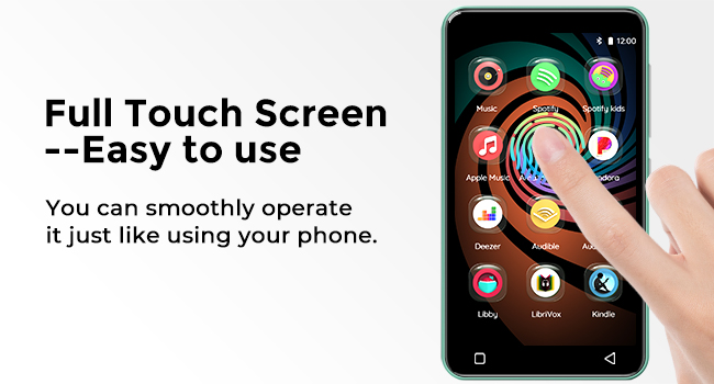 mp3 player touch screen