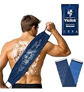 Yiclick Dual-Textured Exfoliating Washcloth Towel - Back Scrubber for Use in Shower Bath, Exfolia...