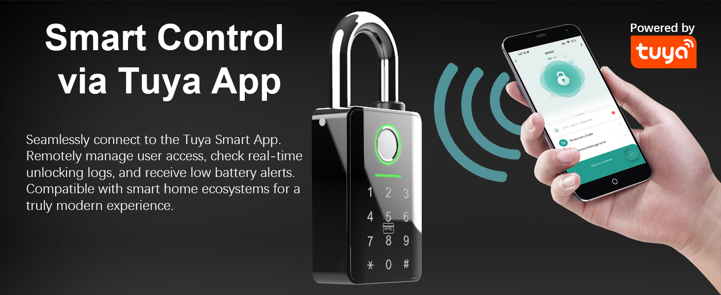 padlock with app
